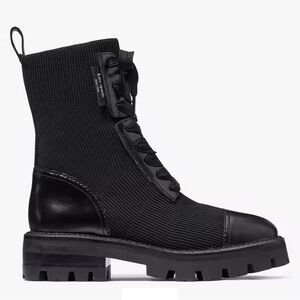 Kate Spade 7.5 black lug boot